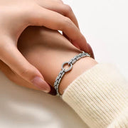 Full Moissanite Diamond Bracelet DVVS1 Round Cut 1.2mm