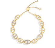 Adjustable chain Sparkling Hand Fine Jewelry 24