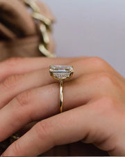Old Mine Asscher Ring