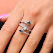 Triple Rainbow Ring