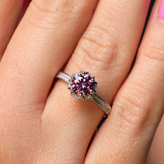 Pink Crown King Ring