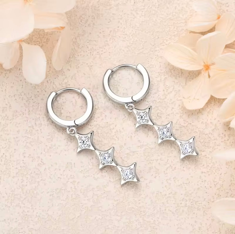 Star Pendant Earring Exquisite