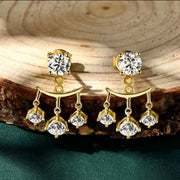 Double Wear Stud Earring Pendientes Plata