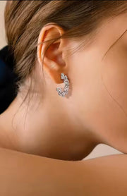 Trendy C-shaped Stud Earrings