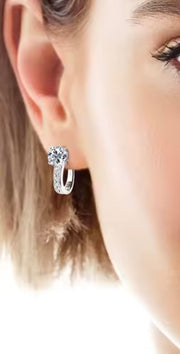 U Shape Hoop Earrings