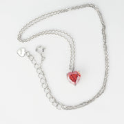 Ruby Heart Necklace