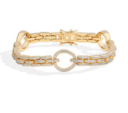 Full Moissanite Diamond Bracelet DVVS1 Round Cut 1.2mm