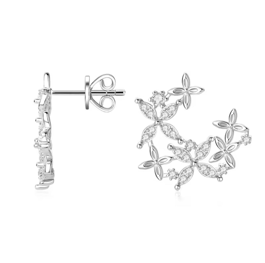 Flower Pierced Jewelry