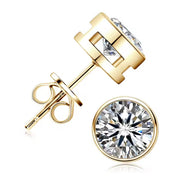 Double Chain Pendant Earrings