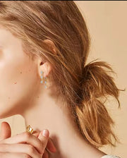 Drop Earrings 925 Sterling Silver Tassel