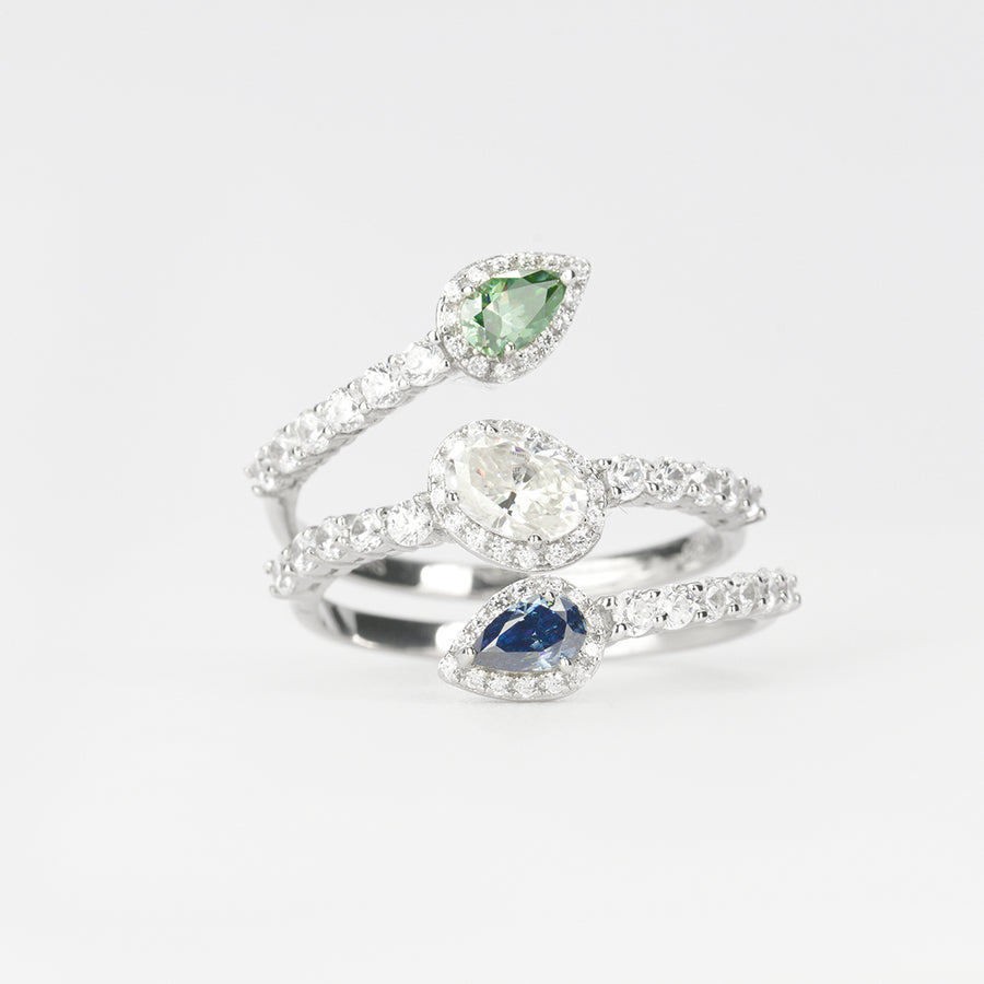 Triple Rainbow Ring