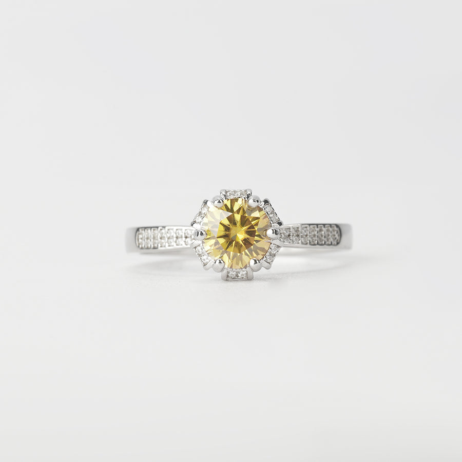 Yellow Crown King Ring