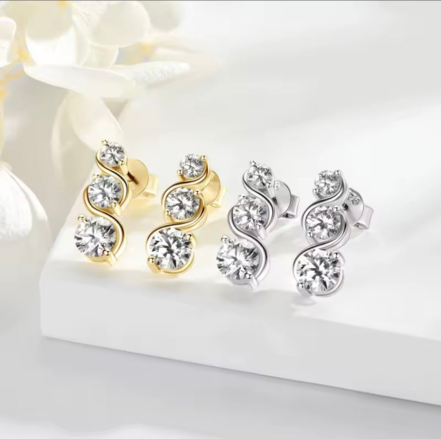 Infinity Stud Earrings