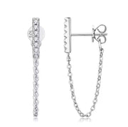 1.4 mm Chain Tassel Earring