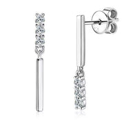 Pendientes Plata 925 Sterling Silver Stud Earring