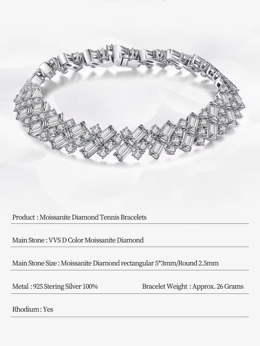Bracelet en argent Sterling 927