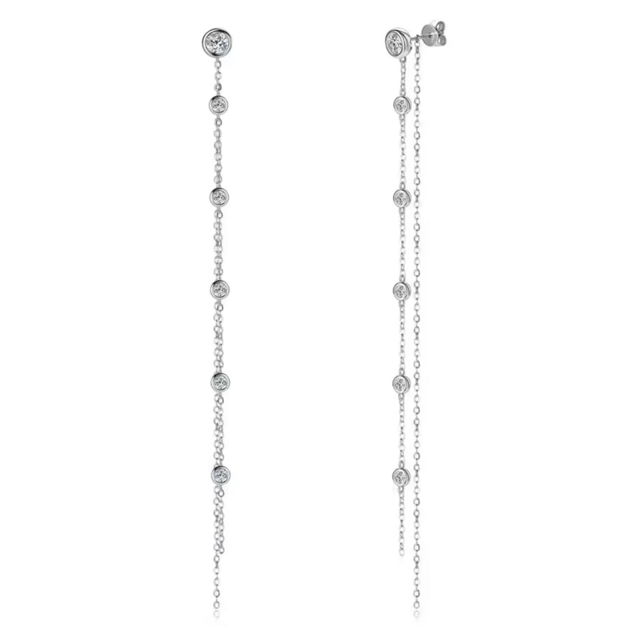 Long Tassel Chain Earring