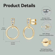 Circle Pendant Earrings