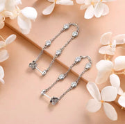 Long Chain Tassel Earrings