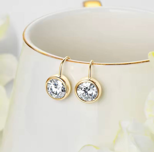 Sparkling Round Cut 8MM 2CT