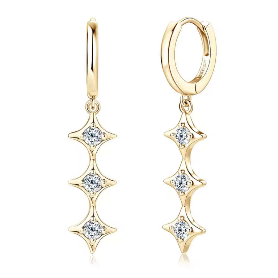 Star Pendant Earring Exquisite
