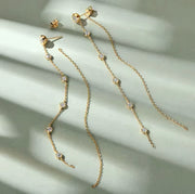 Long Tassel Chain Earring