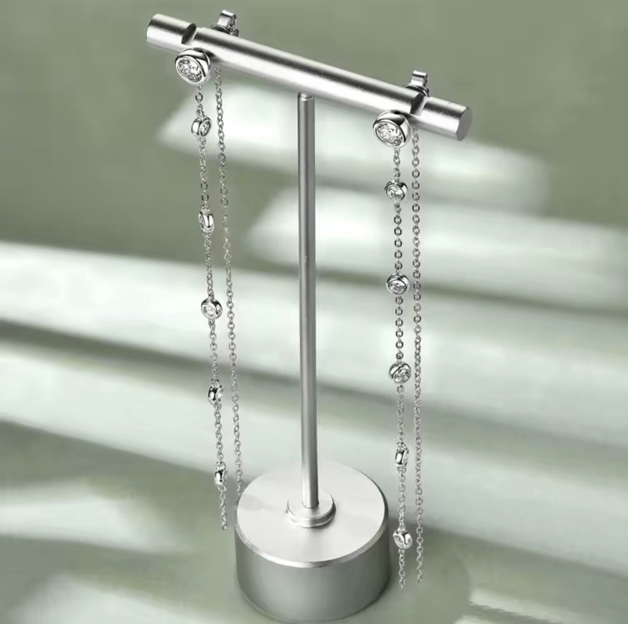 Long Tassel Chain Earring