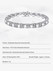 Moissanite Tennis Bracelet
