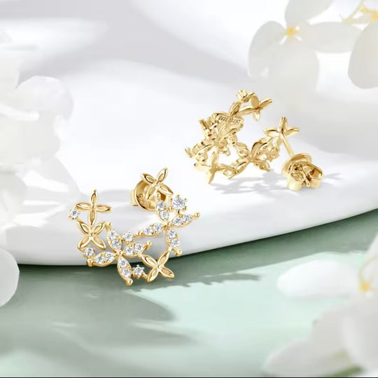 Flower Pierced Jewelry