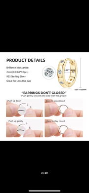 Huggies Hoop Earrings