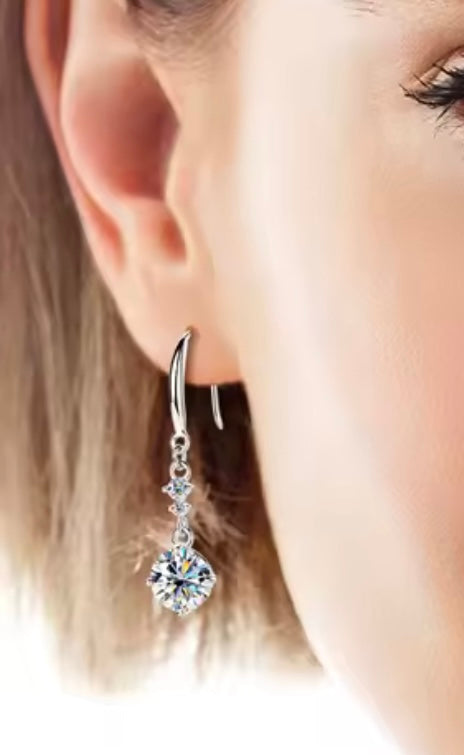 Drop Earrings For Women 6.5mm