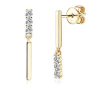 Pendientes Plata 925 Sterling Silver Stud Earring