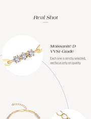 3.0mm Round Cut Moissanite Bracelets 19
