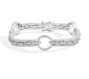 Full Moissanite Diamond Bracelet DVVS1 Round Cut 1.2mm