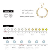 Adjustable chain Sparkling Hand Fine Jewelry 24
