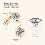Stud Earring Modern Design