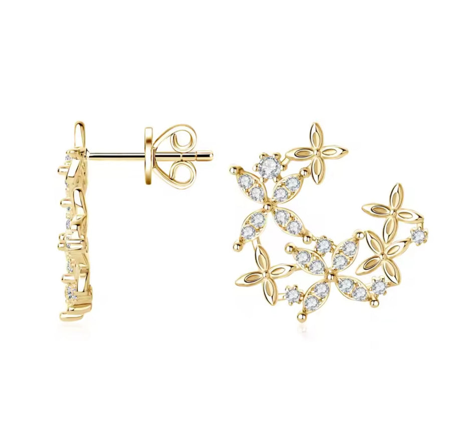 Flower Pierced Jewelry