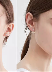 Stud Earrings Front And Back