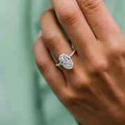 Shimmering Oval