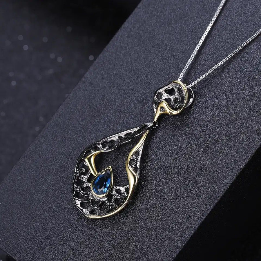 Black Leaf Necklace
