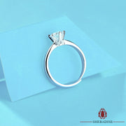 SHEBA Moissanite Silent Leaf Ring