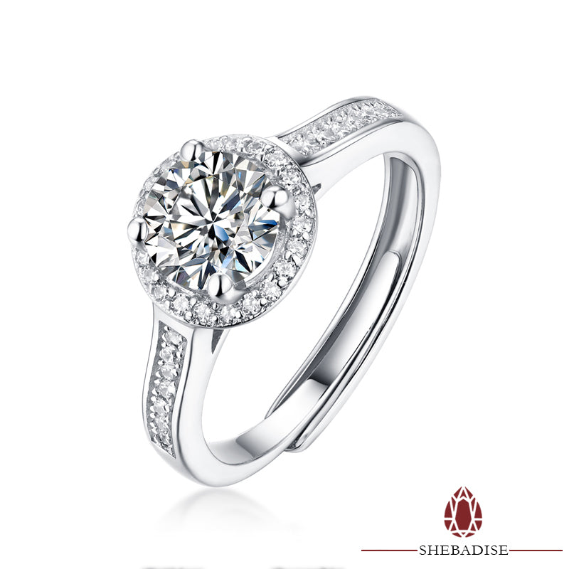 Anel de Oração Real SHEBA Moissanite