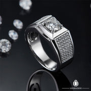 SHEBA Moissanite Great Ambition Ring