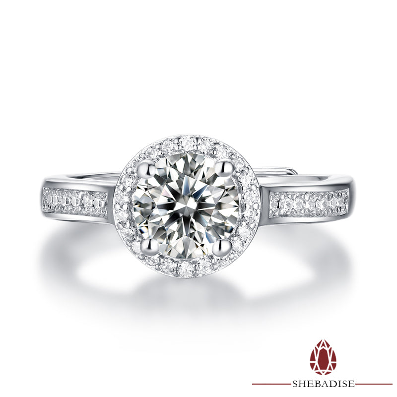 Anel de Oração Real SHEBA Moissanite