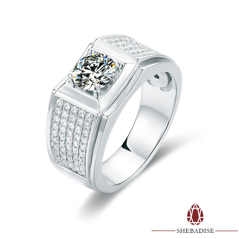 SHEBA Moissanite Great Ambition Ring
