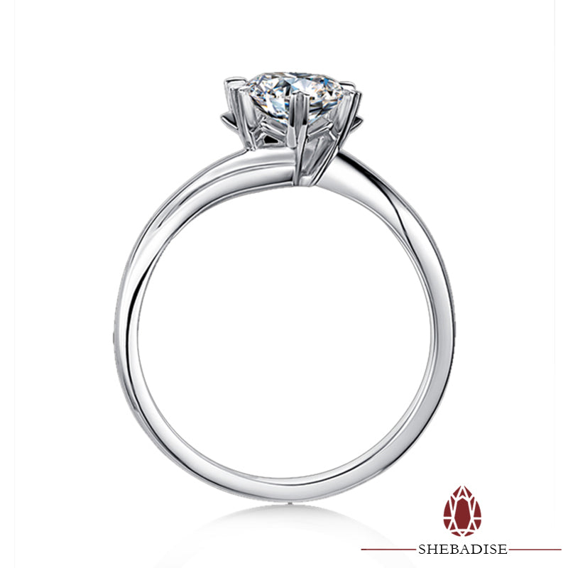 SHEBA Iced Flower Ring