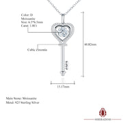 SHEBA Brilliant Key Necklace
