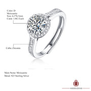 Anel de Oração Real SHEBA Moissanite