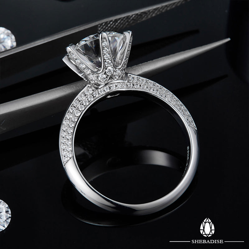 Queen of SHEBA Moissanite Ring