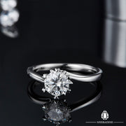 SHEBA Iced Flower Ring